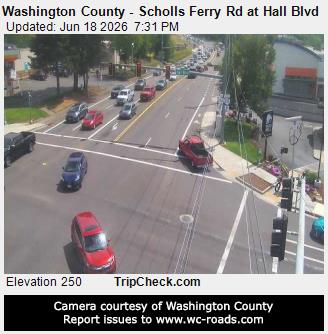 Washington County - Scholls Ferry Rd at Hall Blvd